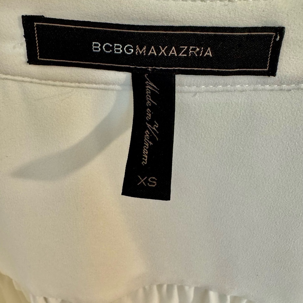 BCBGMaxAzria Ivory Blouse XS